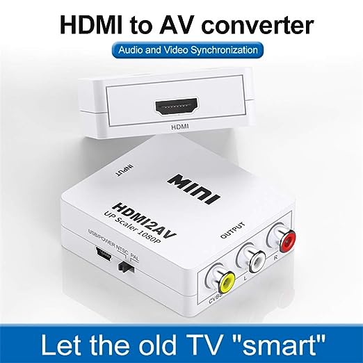 MW HDMI To AV RCA  Konverter AV to HDMI Adapter AV2HDMI  Converter HDMI2AV