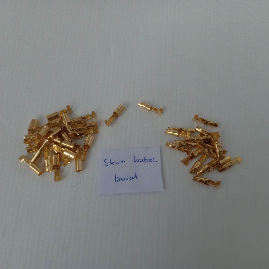 10 Pcs Skun Bulat Kabel Sepasang Motor Cewe Cowo