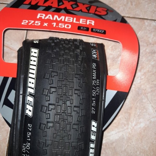 BAN LUAR SEPEDA MAXXIS RAMBLER 27.5 X 1.50 EXO TR MTB GRAVEL