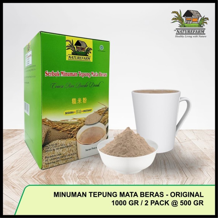 

MINUMAN TEPUNG MATA BERAS NATURE FARMNATUREFARM - 216 GRAM