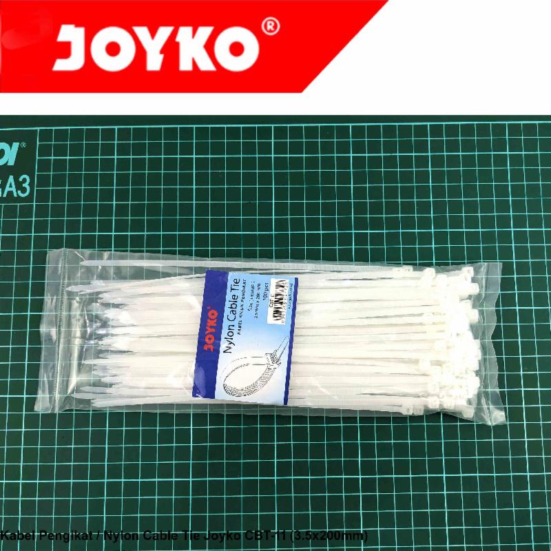 

Joyko Kabel Ties 20cm Nylon Cable Tie CBT-11 (3.5x200mm)