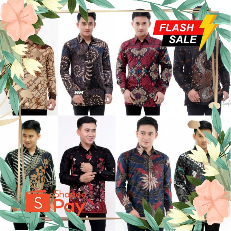 Kondangan nikahan arisan alisan //PART 3 KEMEJA HEM BATIK PRIA LENGAN PANJANG | MOTIF LAIN GESER | K