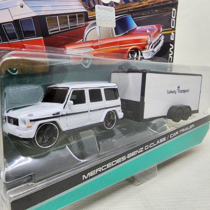 Sale Diecast Mercedes-Benz G-Class / Car Trailer Maisto 1:64 Tow & Go Termurah