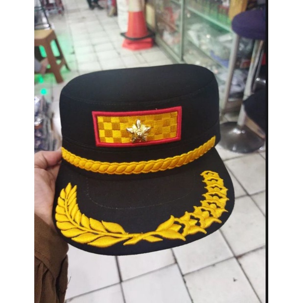 Terbaru topi komando Satpol-PP golongan 3b terlaris Terlaris