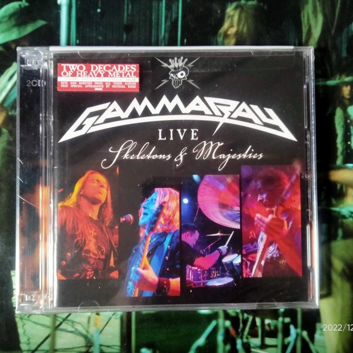 SEGEL | 2 CD GAMMARAY LIVE SKELETONS & MAJESTIES TWO DECADE HEAVY META