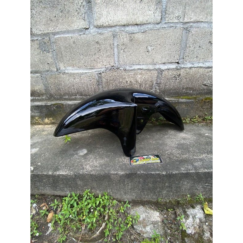 SLEBOR DEPAN NINJA RR WARNA HITAM TEBAL 5MM PNP BAN 80/90 TIGER MP GL SCORPIO VIXION BAHAN ABS ORI