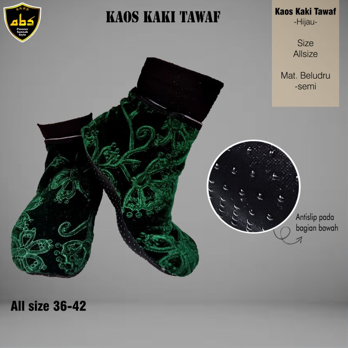 Kaos Kaki Haji Tawaf Kaus Kaki Tawaf Sepatu Tawaf Anti Slip - Sacramento