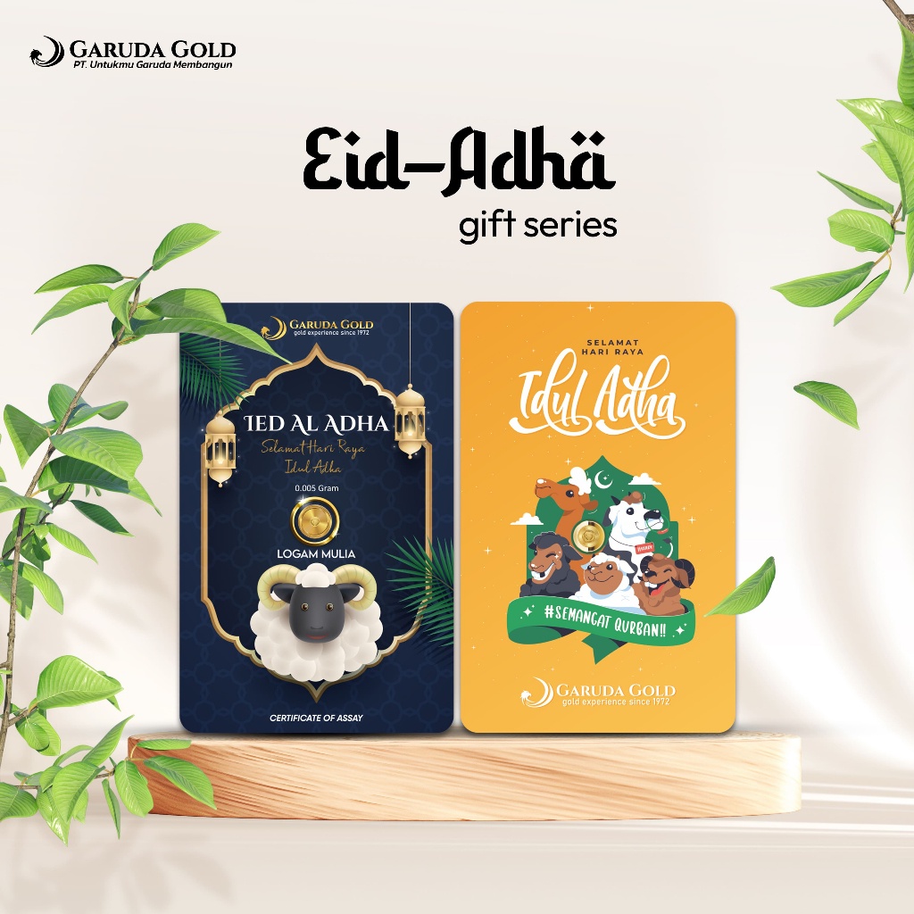Garuda Gold Gift Series idul Adha Emas Murni Logam mulia 24 karat original bersertifikat