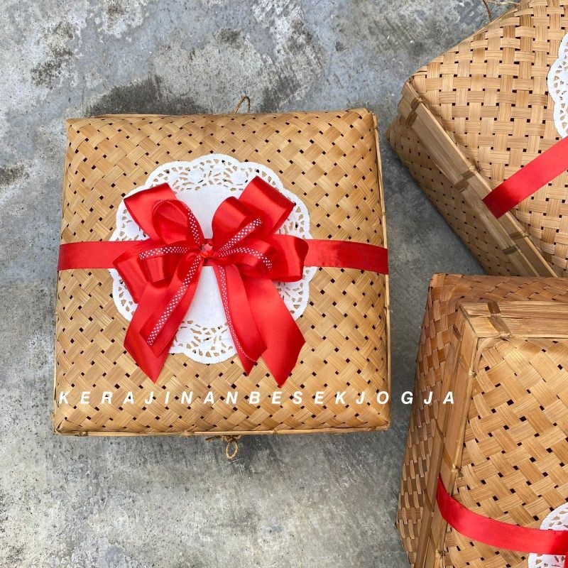 

bambu anyaman SOKASE ASAP PITA PREMIUM / kotak hantaran kotak seserahan kotak nasi kotak makanan hampers bingkisan parselam