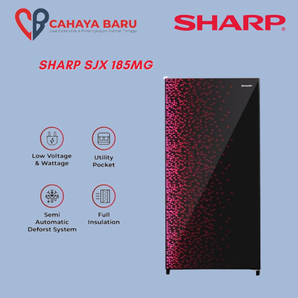 KULKAS SHARP SJX 185MG