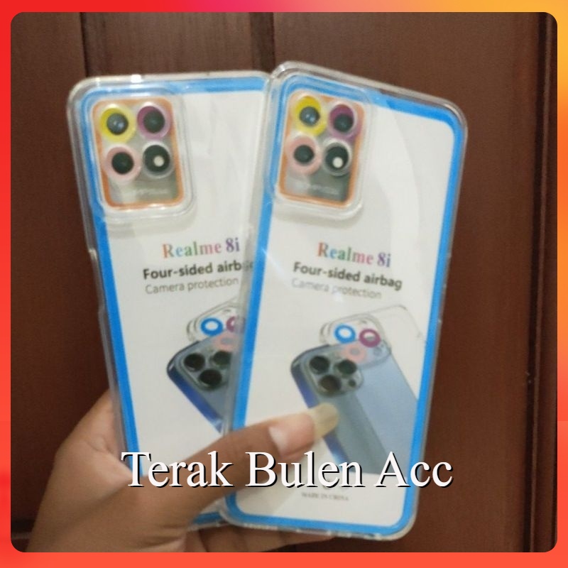 Softcase Bening Realme 8i Case Clear Transparan Protec Camera