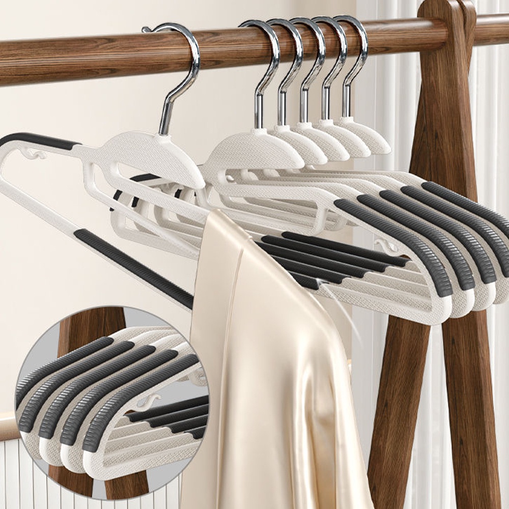 Hanger Baju Anti Slip Aesthetic Anti-Slip Clothes Hanger Gantungan Pakaian Plastik