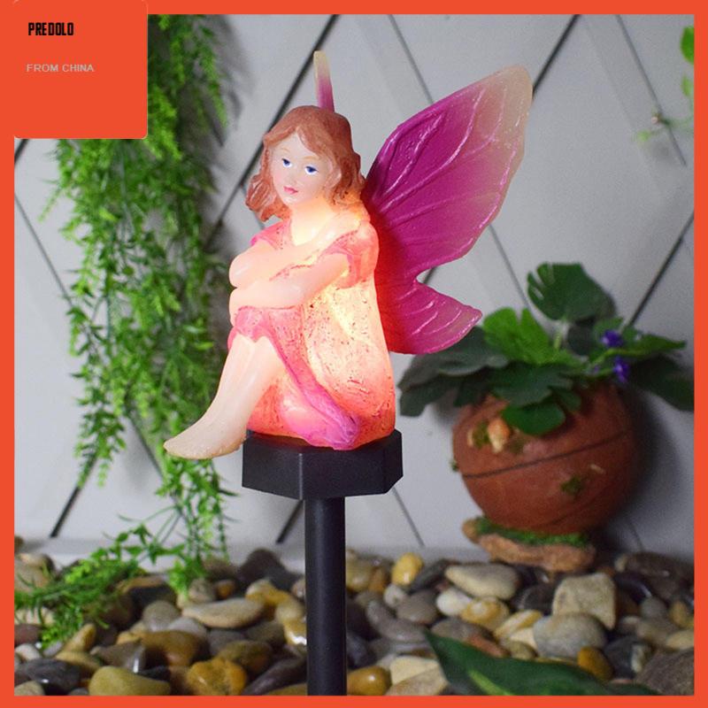 [Predolo] Fairy Statues Stake Lights Lampu Rumput Dekorasi Lampu Malam