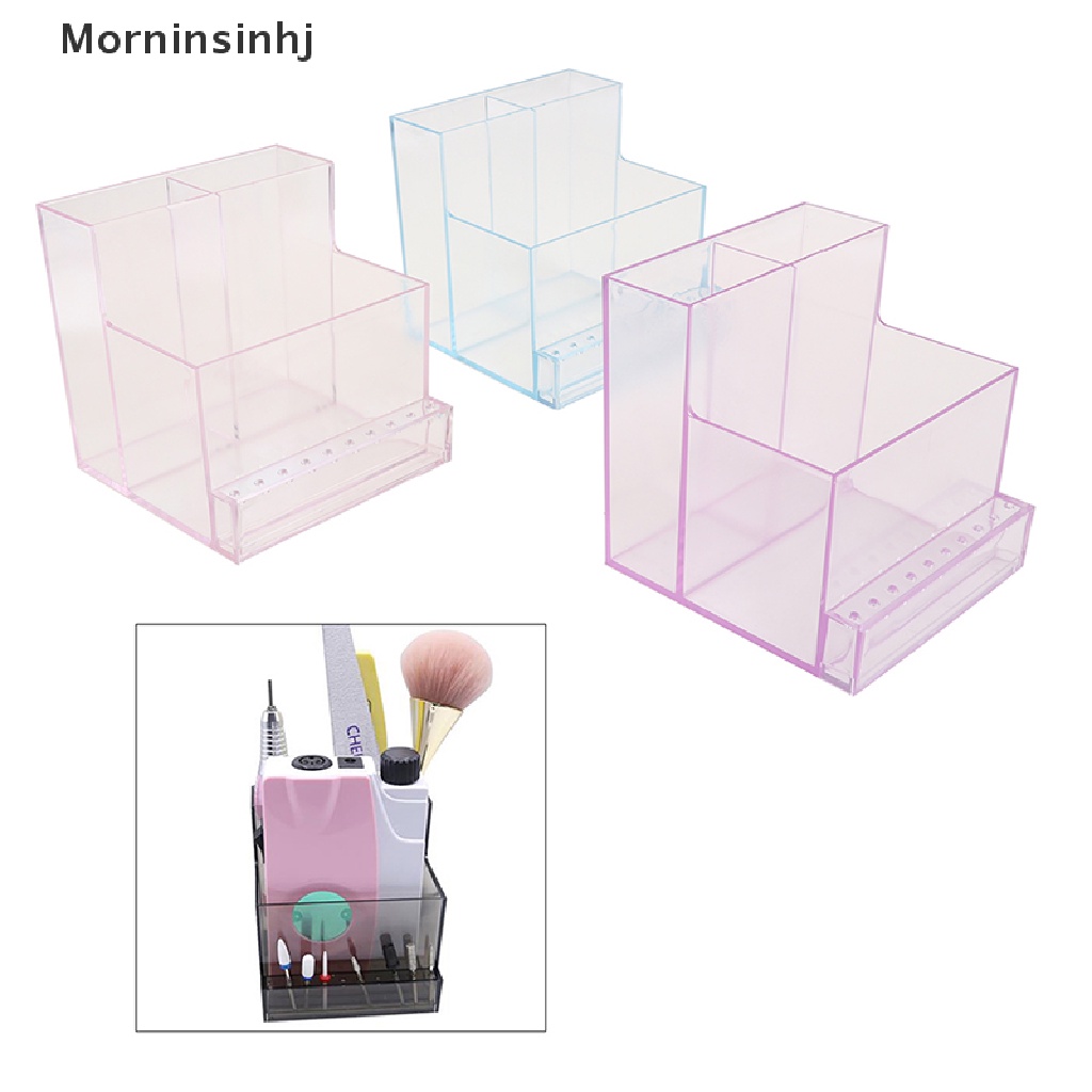 Mornin Dudukan Mata Bor Kuku Display Manicure Tools Mesin Bor Kosong Organizer Box id