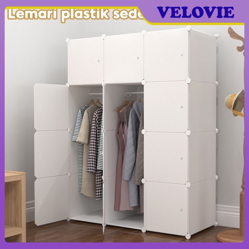 Lemari plastik / lemari sekat / lemari pakaian / lemari baju / lemari multifngsi