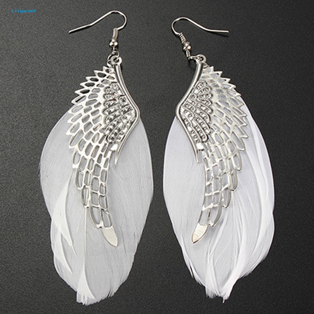 Lilyscent Decor Hook Earrings Untuk Pernikahan Indah Wanita Anting Bagus Kilau