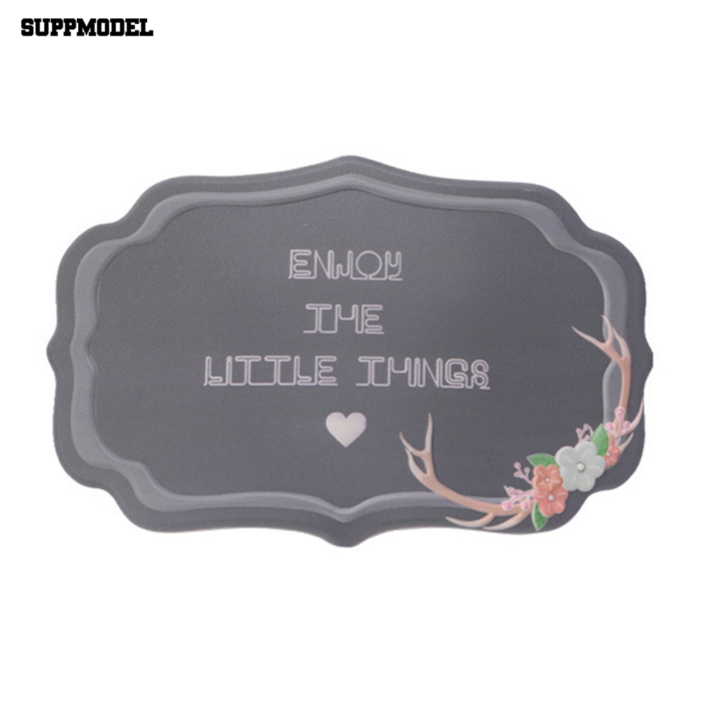 Suppmodel Fleksibel Non-Slip Mat Aksesoris Mobil Rusa Lucu Car Dashboard Anti Slip Sticky Mat Kata Inggris
