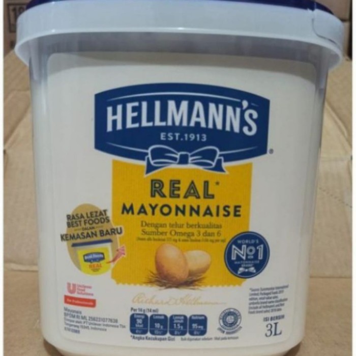 

[Ready-Stock] hellmann's real mayonnaise mayones Repack 500 gram