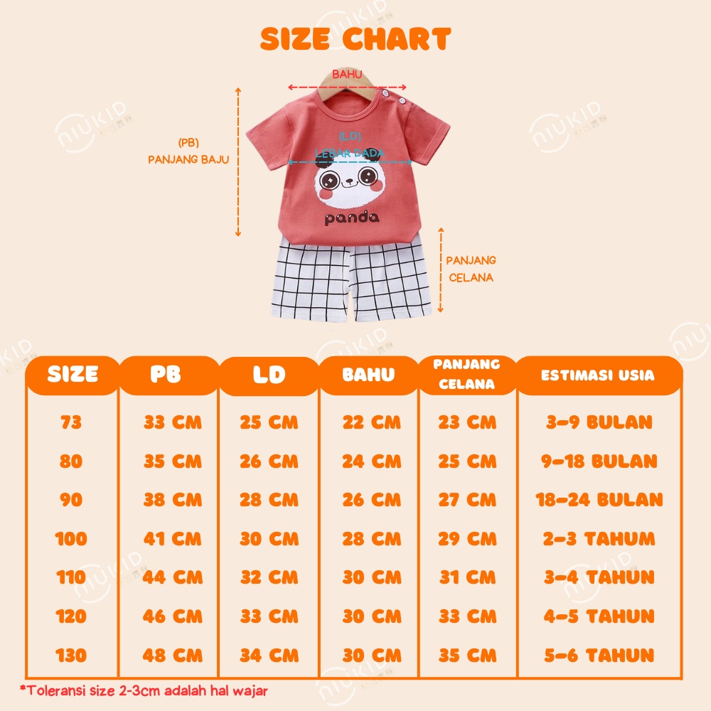 NIUKID BAJU ANAK BAJU BAYI IMPORT KOREA ADA KANCING BAHU STELAN ANAK SETELAN BAYI #B156-#B162