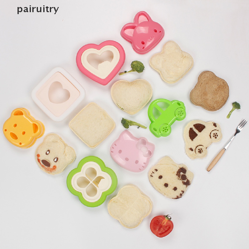 Prt Teddy Bear Cetakan Sandwich Bento Lunch Sandwich Bread Mold Pemotong Shapers Maker PRT