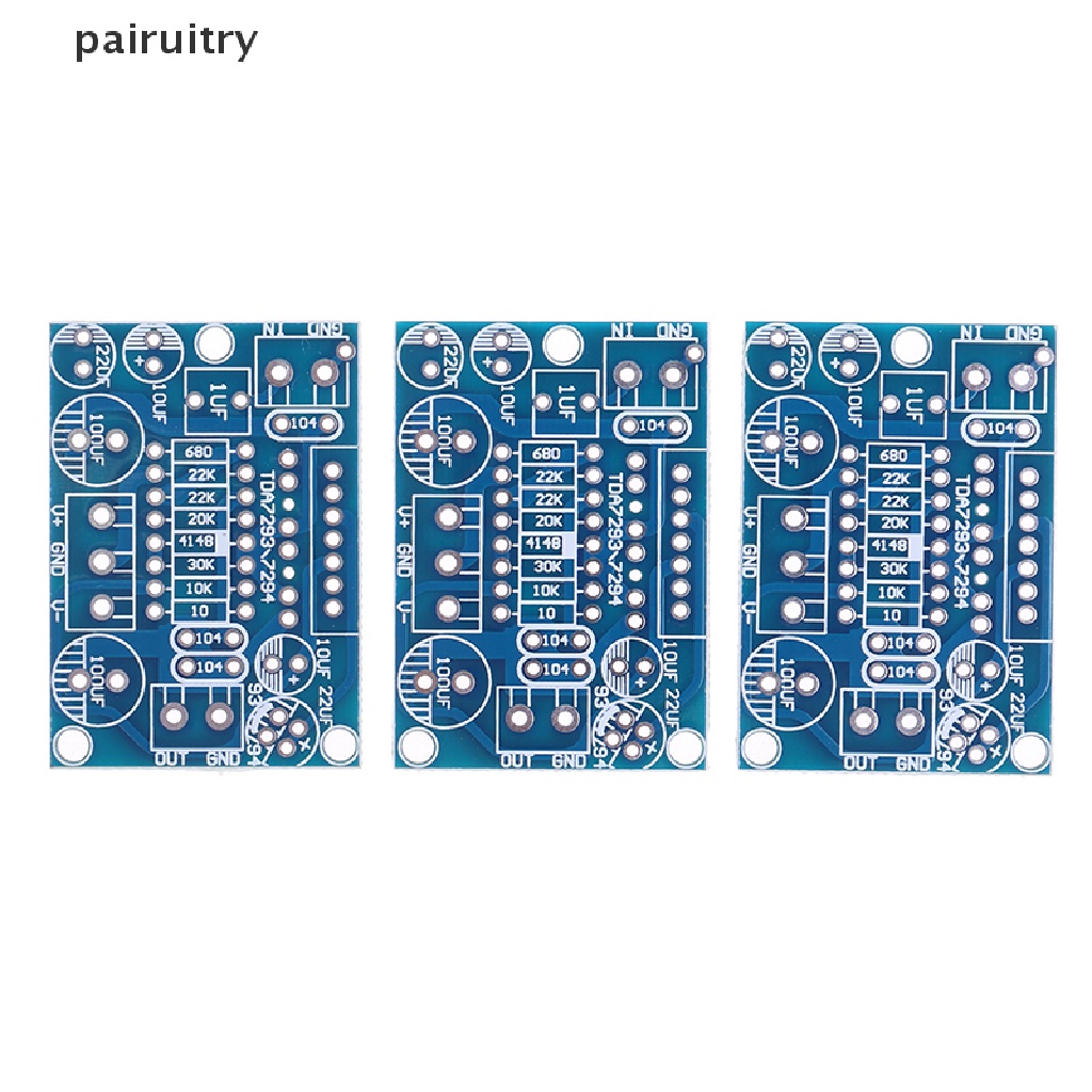 Prt 3pcs TDA7293/TDA7294 Mono Channel Amplifier Board Sirkuit PCB Bare Board PRT