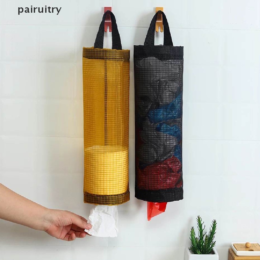 Prt Grocery Bag Tempat Penyimpanan Gantung Dinding Trash Garbage Bag Organizer Sampah Dapur PRT