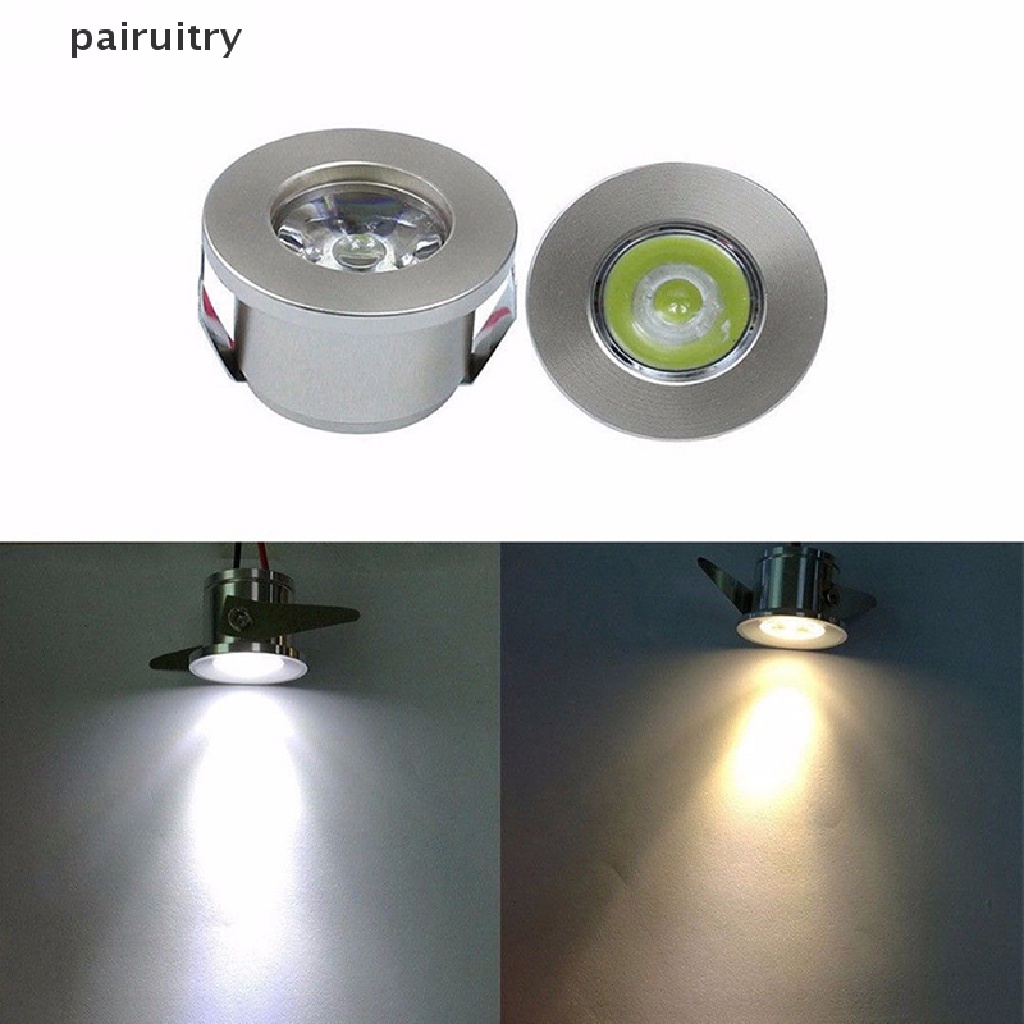 Prt 1/3W Recessed Mini Spotlight Lamp Ceiling Mounted LED Downlight Lampu Plafon  Prt