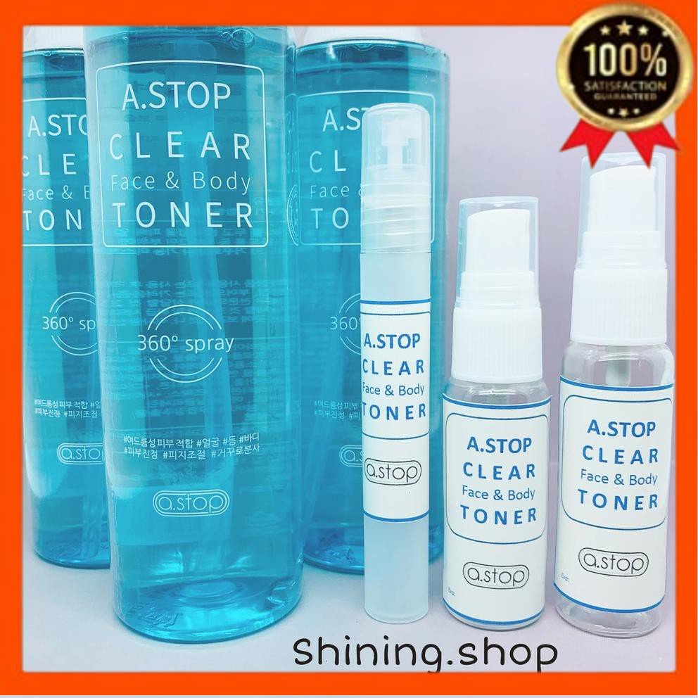 Terbaik SHARE A-STOP CLEAR BODY & FACE TONER ORIGINAL ASTOP A STOP murahhh