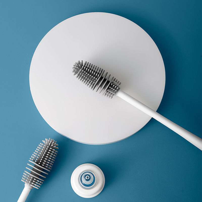 Sikat Tongkat Silikon Pembersih Botol Dan Gelas