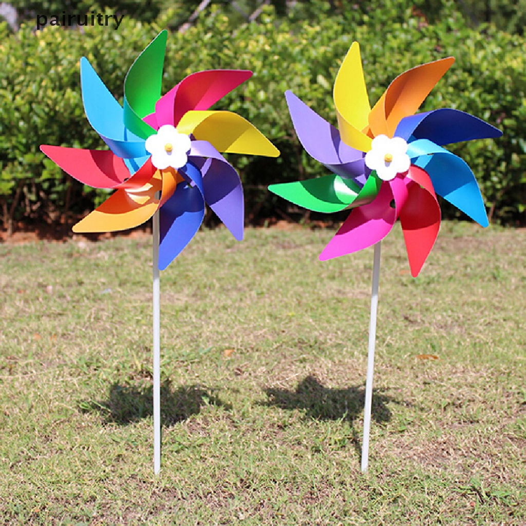 Prt Taman Halaman Pesta Outdoor Kincir Angin Wind Spinner Ornamen Dekorasi Mainan Anak PRT