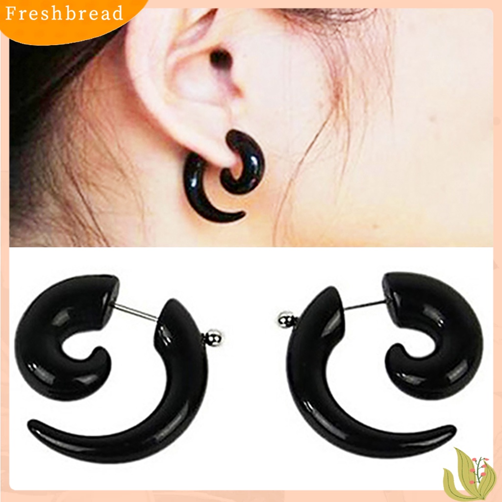 &lt; Freshbread &gt; Anting Fashion Stunning Gaya Punk Rock Unisex Kuku Telinga Motif Siput Untuk Salon