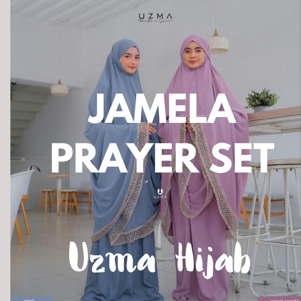 MUKENA FRENCH 3in1 JAMELA PRAYSET BY UZMA HIJAB | MUKENA VIRAL