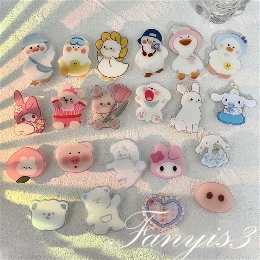 Tas Permen Lucu Telepon Stent Airbag Dapat Ditarik Dan Lipat Malas Bracket Kesederhanaan Braket Multi-Fungsi Ditarik Stand Holder