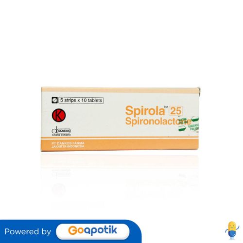 SPIROLA 25 MG BOX 50 TABLET