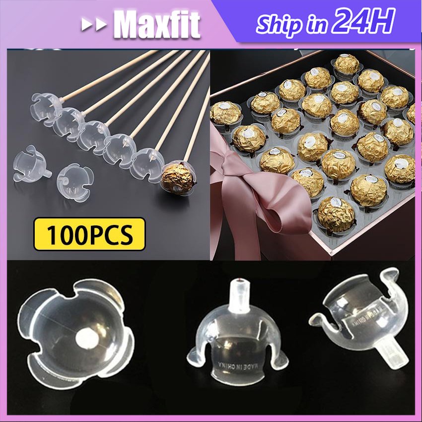 

100Pcs/Set Box Coklat / Box Ferrero Rocher / Bola Akrilik / Bouquet Coklat / Boquet Ferrero Rocher