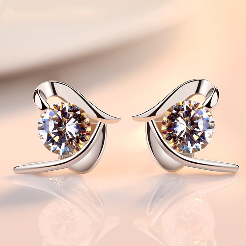 Goldkingdom Aksesoris Perhiasan Fashion Ready Stock Desain Kecil Studded Earrings Anting Pribadi