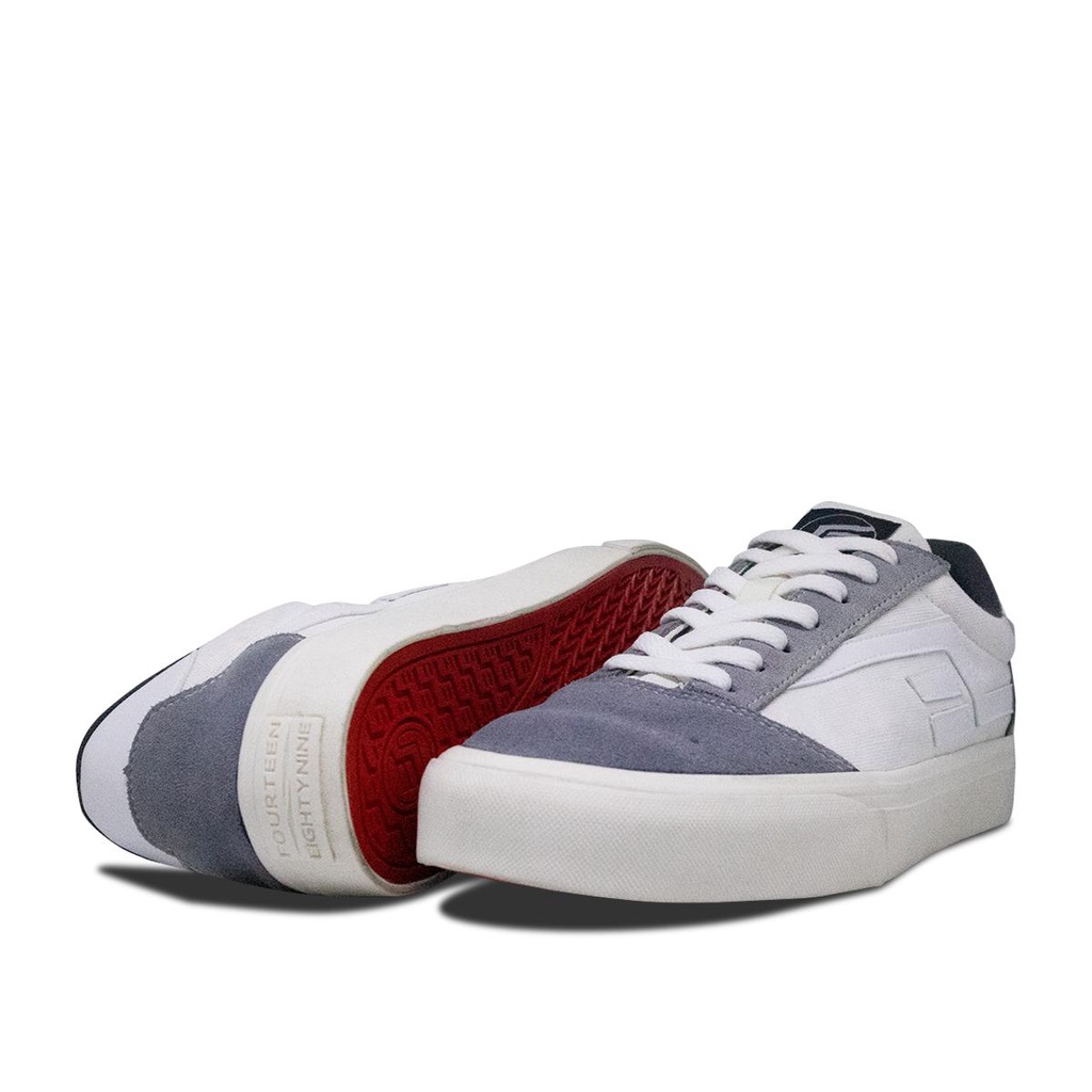 1489 - Aether Grey &amp; Black Vulcanized Skate Shoes - FE4