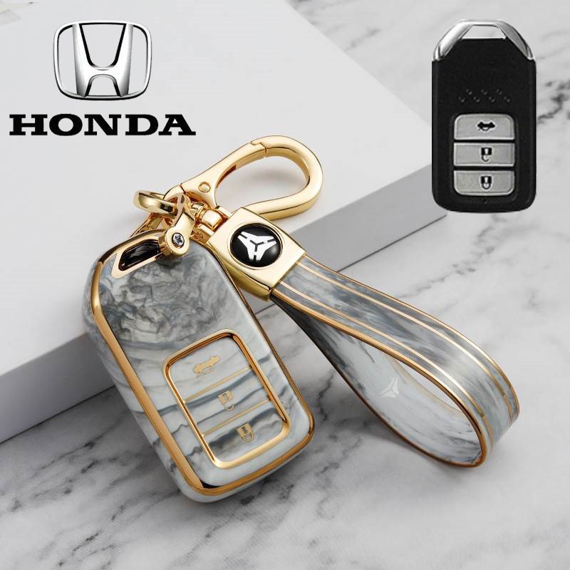 Sarung Kunci Mobil Honda Untuk Honda Civic City Accord CRV CR-V XR-V Key Case Keyless Smart Key Bag