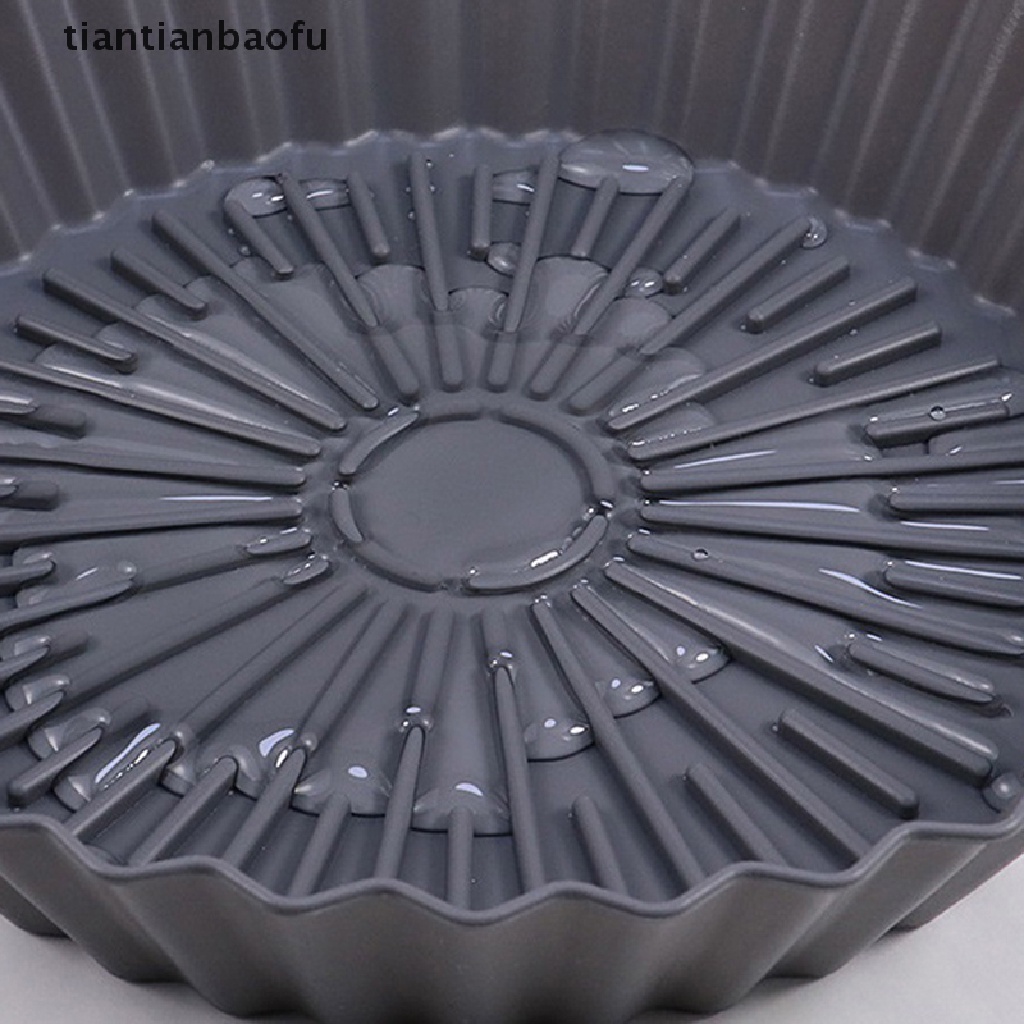 [tiantianbaofu] 20cm Air Fryer Silicone Pot Air Fryer Basket Liner Anti Lengket Oven Baking Tray Butik