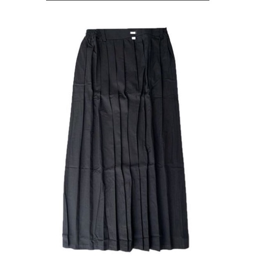 Seragam sekolah rok rempel SD SMP SMA warna hitam/rok hitam Bisa COD