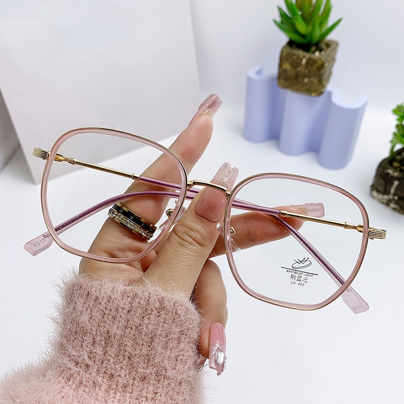 Kacamata Anti Radiasi Cahaya Biru Kacamata Komputer Lensa Yang Dapat Diganti Kacamata TR90 Qulity Tinggi