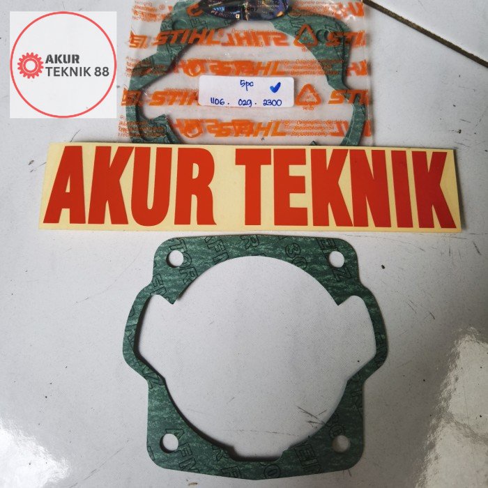 cylinder gasket paking blok STIHL 070 STIHL ASLI PER BIJI