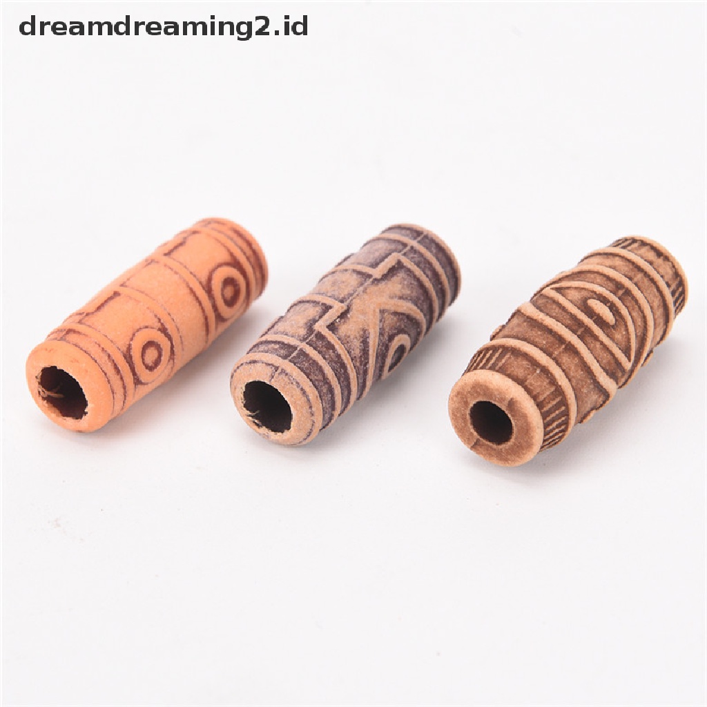 (hot) 10pcs Rambut Gimbal Kepang Rambut Manik-Manik Cincin Manset Klip Tibet Aksesoris Rambut//