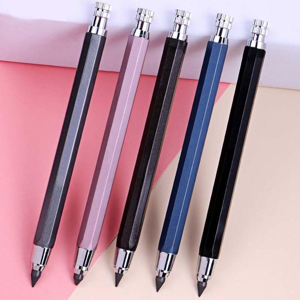 TOP Pensil Mekanik Metal 5.6mm Desain Komik Alat Gambar Sketsa