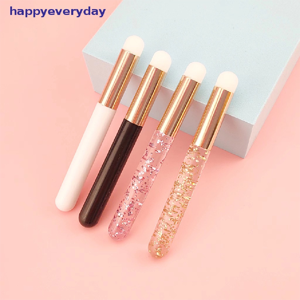 [happy] Kuas Bibir Kepala Bulat Kuas Makeup Kuas Oles Bibir Kuas Mini Blush Brush [ID]