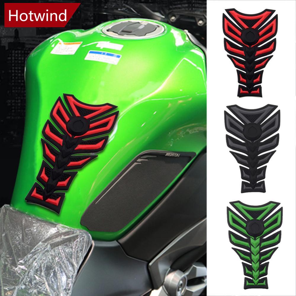 Hotwind 3D Motor Karet Stiker Bahan Bakar Gas Tangki Minyak Pad Pelind