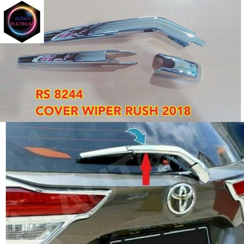 Cover wiper chrome All New Rush/Terios 2018. Variasi Mobil