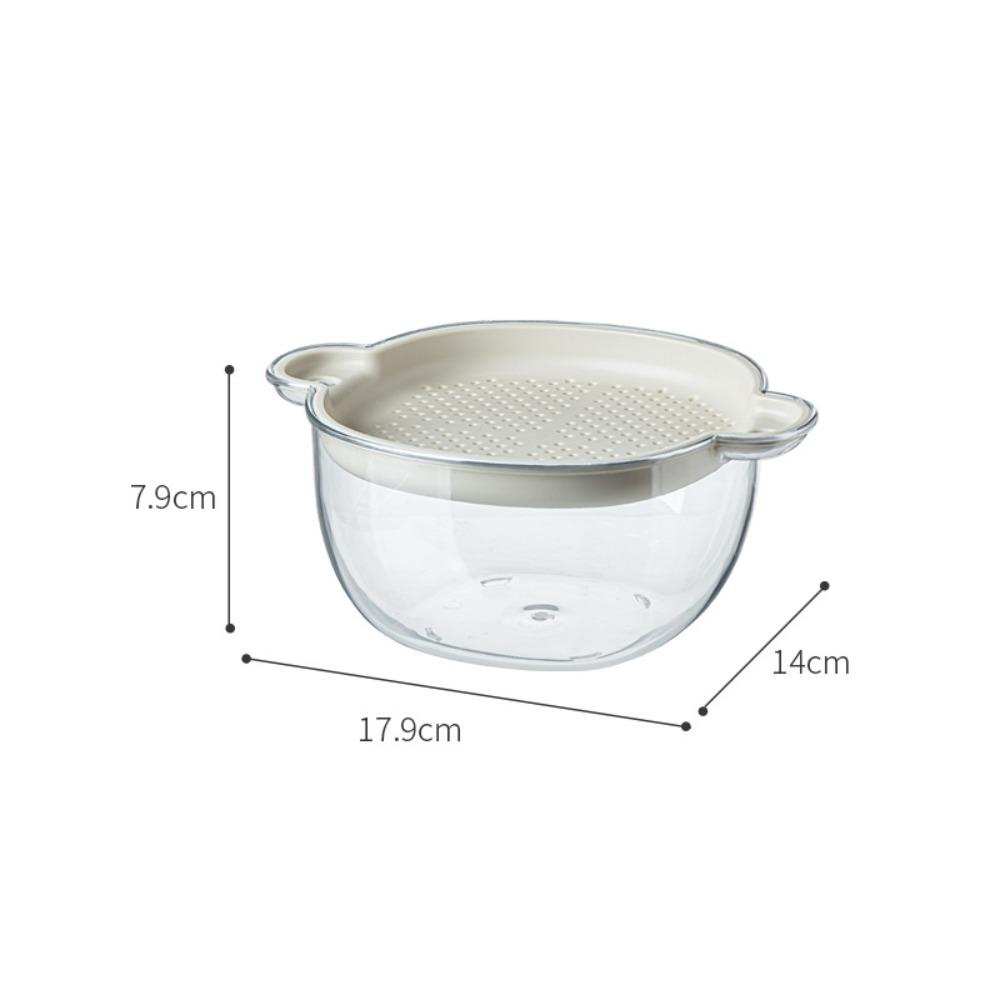 R-FLOWER Garlic Fresh-keeping Box Rumah Tangga Kulkas Freezer Organizers Baskom Cuci Sayur Sealing Kotak Penyimpanan Makanan Kotak Sayur Dengan Penutup