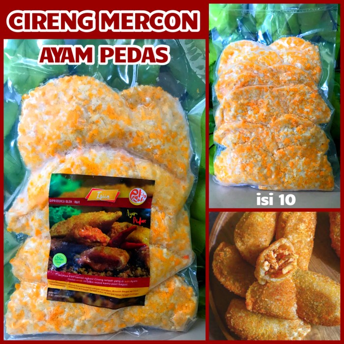 

DELPH- Cireng Mercon Pedas Ayam isi 10 TERMURAH