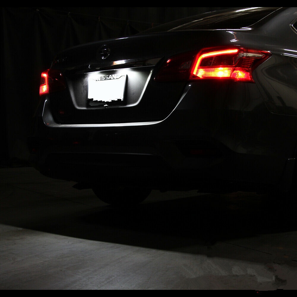 2pcs Lampu Plat Nomor Lisensi LED Untuk Nissan Altima Maxima Rogue Murano Quest Sentra Versa Note Infiniti JX35 QX60 QX56 QX80